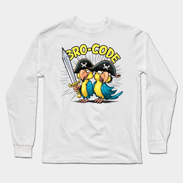 cute pirates Long Sleeve T-Shirt by zoelewi